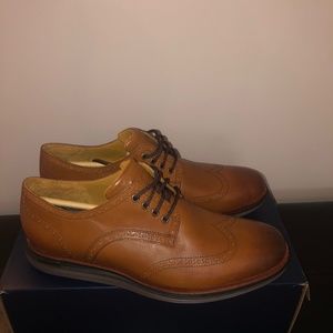 NIB Cole Haan OriginalGrand Lux Wingtip Oxford Tan 10.5